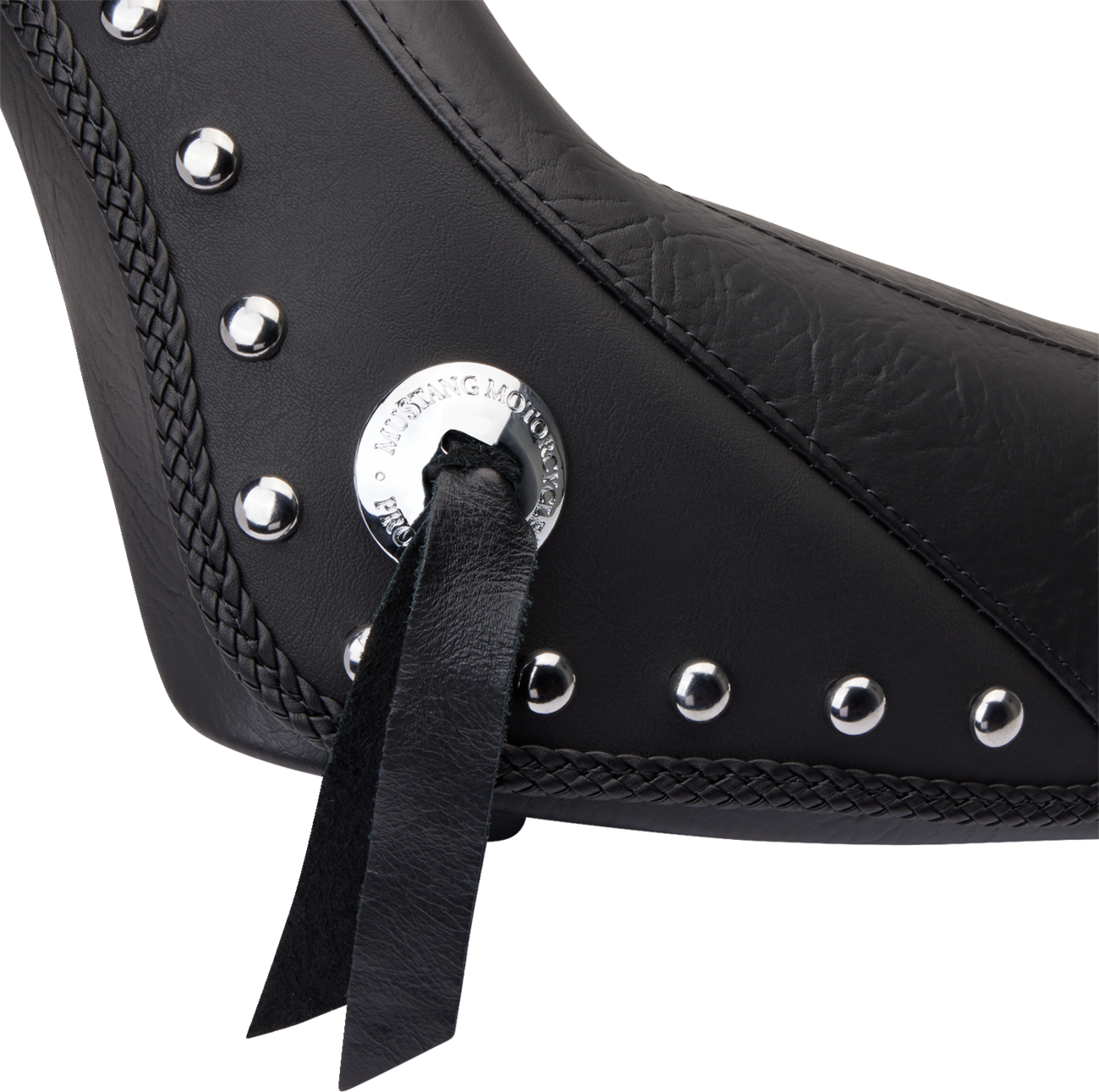 Mustang Studded Solo Seat - FLST '00-'17