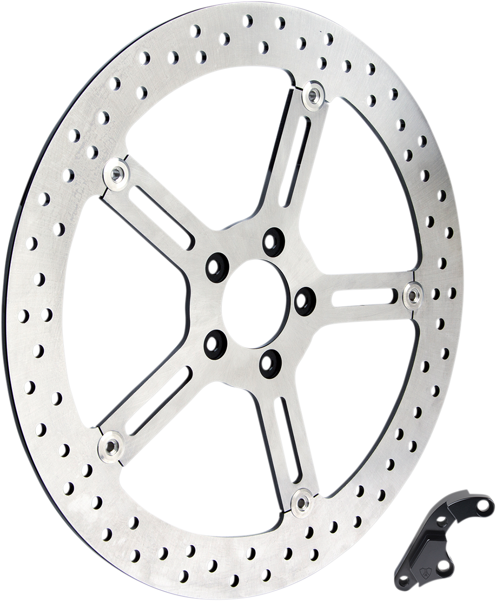 Arlen NESS Big Brake Rotor - 15" - Front Left - Harley-Davidson