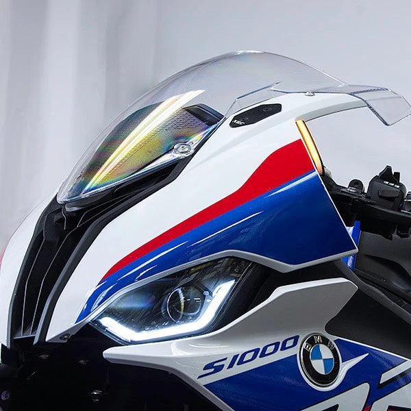 NRC Integrated LED Front Turn Signal Mirror Block Off Plates For S1000RR M1000RR