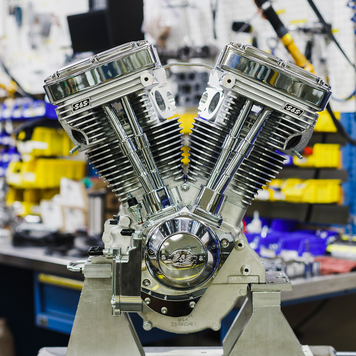 S&S Cycle V124 Long Block Engine