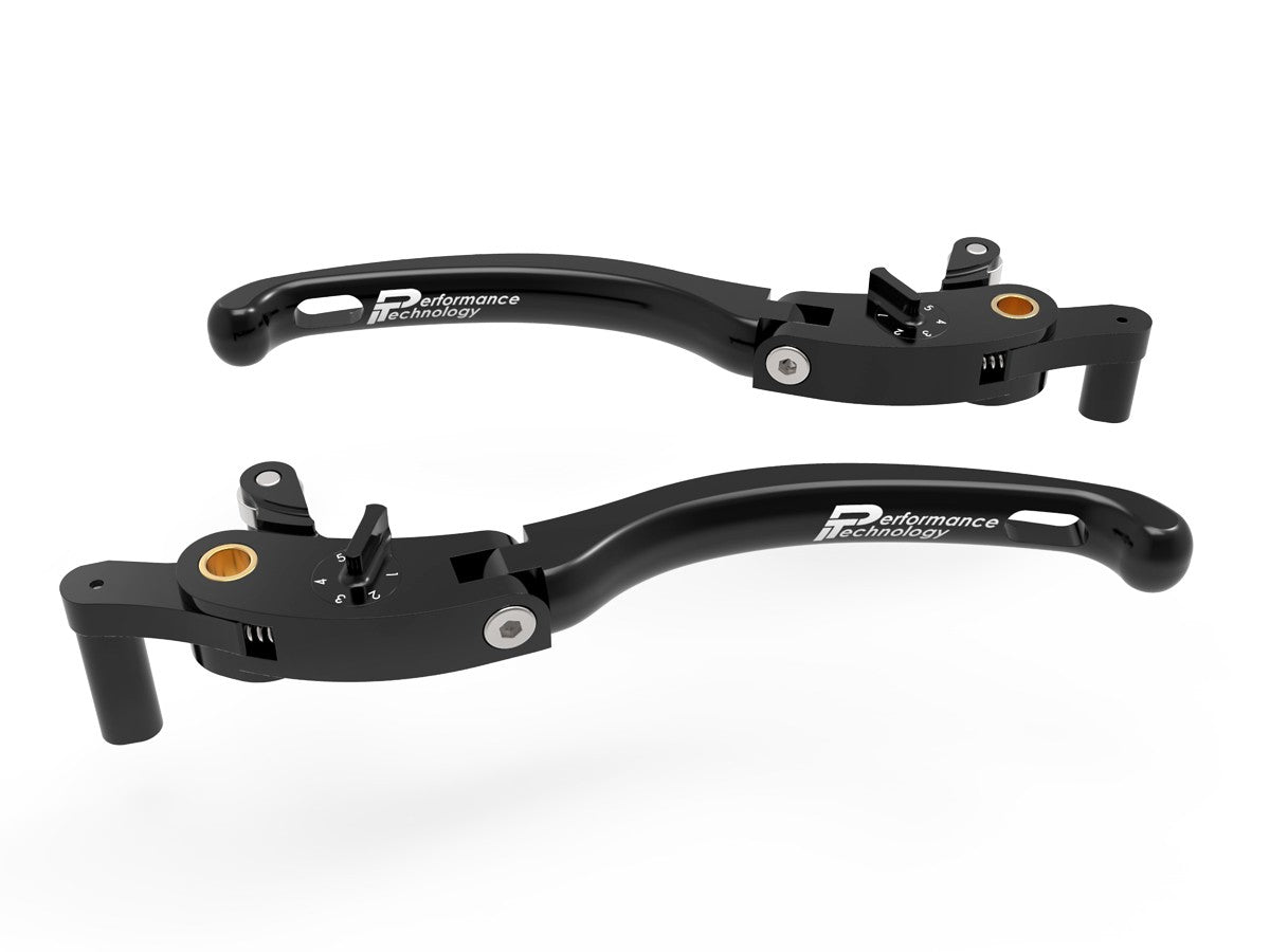 Ducabike DBK LE15 Brake / Clutch Adjustable Levers Eco GP 1 - BLACK-BLACK