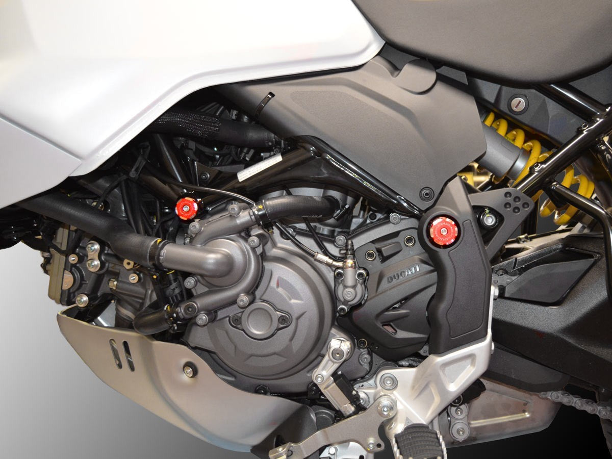 Ducabike DBK TTDSX02 DesertX Kit Frame Plugs Bicolor - RED