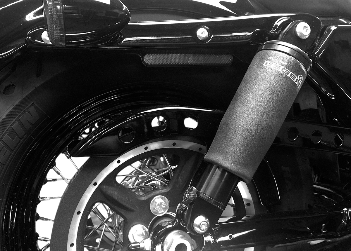 Legend Suspension AIR-A Sportster Adjustable AIR Suspension - Black - Standard