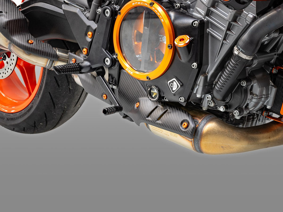 Ducabike DBK CRB136O KTM 990 Duke Matt Carbon Exhaust Cover