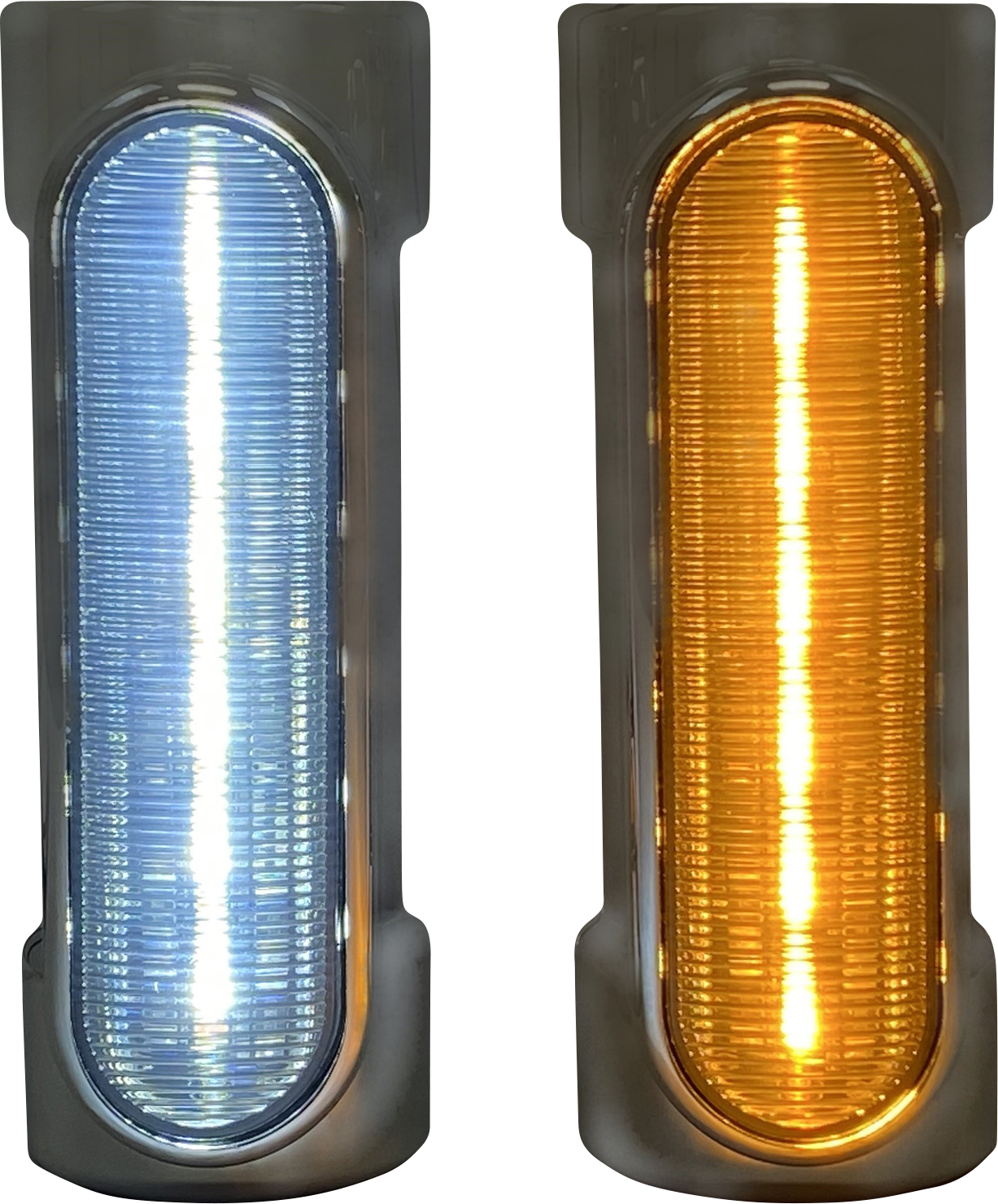 Custom Dynamics Engine Guard Light - Chrome - '97-'13 FLH
