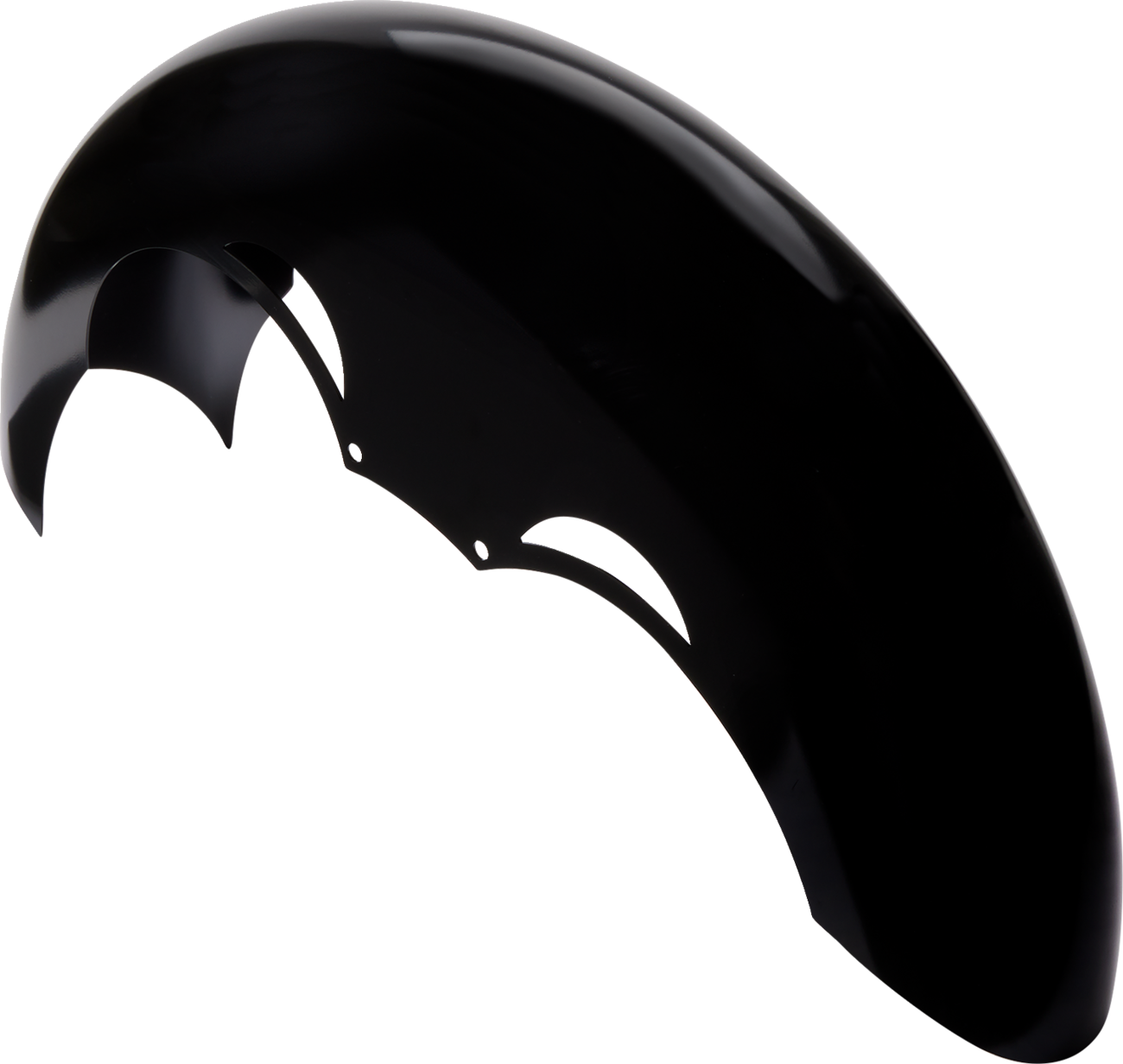 Klock Werks Tude Front Fender - Black - 21" - HD Touring/Trike