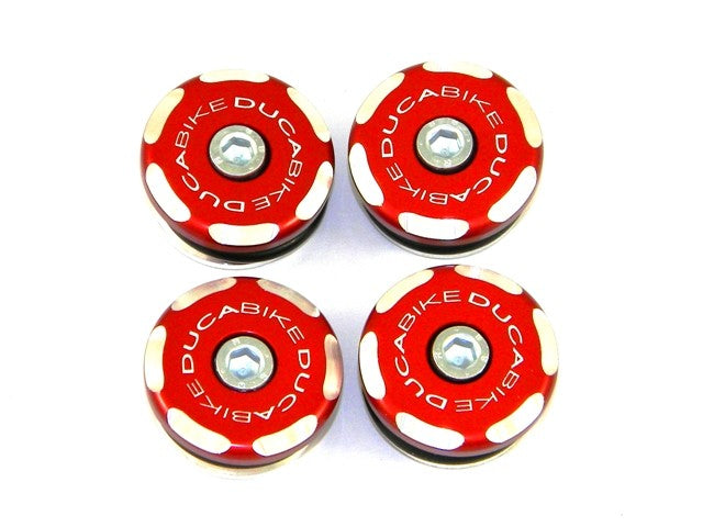 Ducabike DBK TT95902 Frame Plugs 959 / 1299 Panigale Bicolor - RED