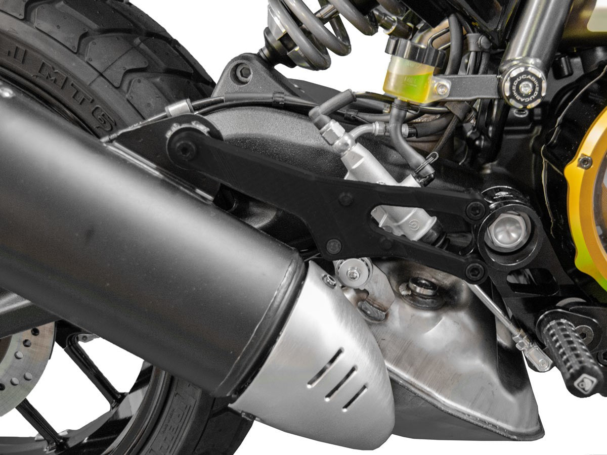 Ducabike DBK KVT39 Scrambler Lower Exhaust Heat Guard Screw Kit - BLACK
