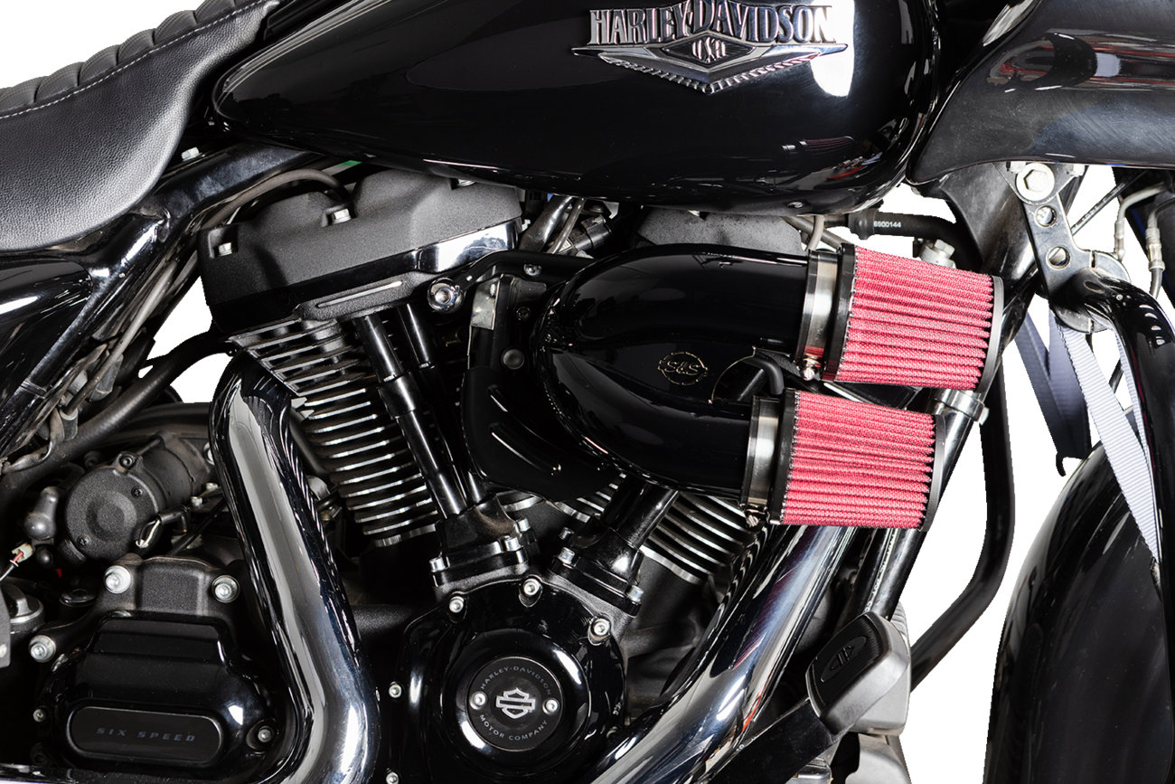 S&S Cycle Tuned Induction Air Cleaner Kit - Gloss Black