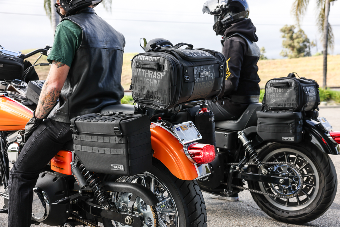Thrashin Supply CO. Expedition Saddlebags - Black