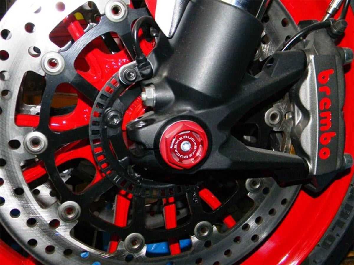 Ducabike DBK TRS02 Left Front Wheel Cap Bicolor