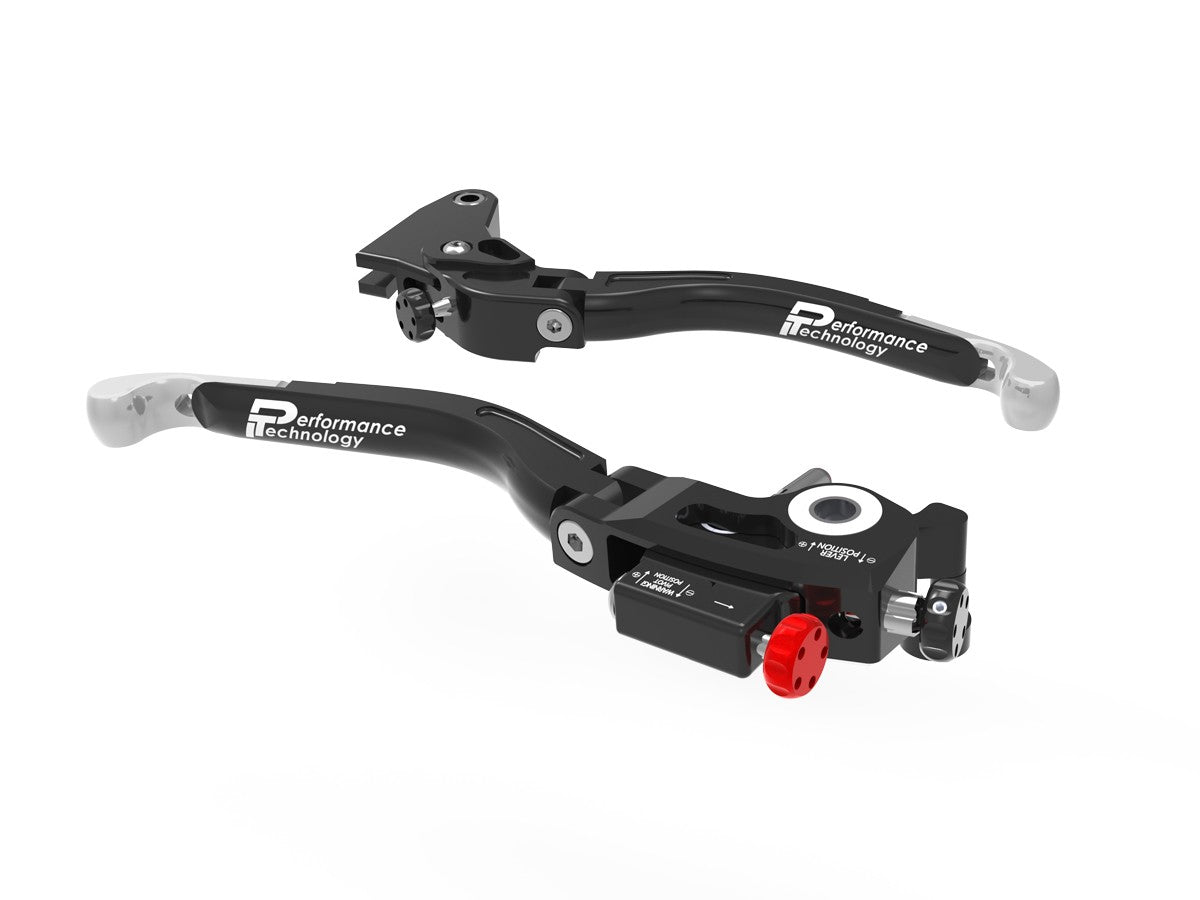Ducabike DBK L35 Ultimate Triumph Brake + Clutch Levers Double Adjustment - SILVER