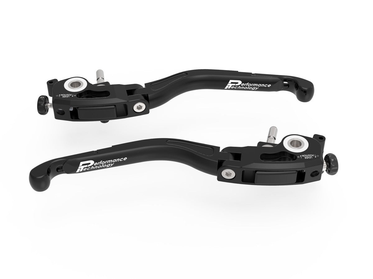 Ducabike DBK L26 Evo Brake + Clutch Adjustable Levers - BLACK-BLACK