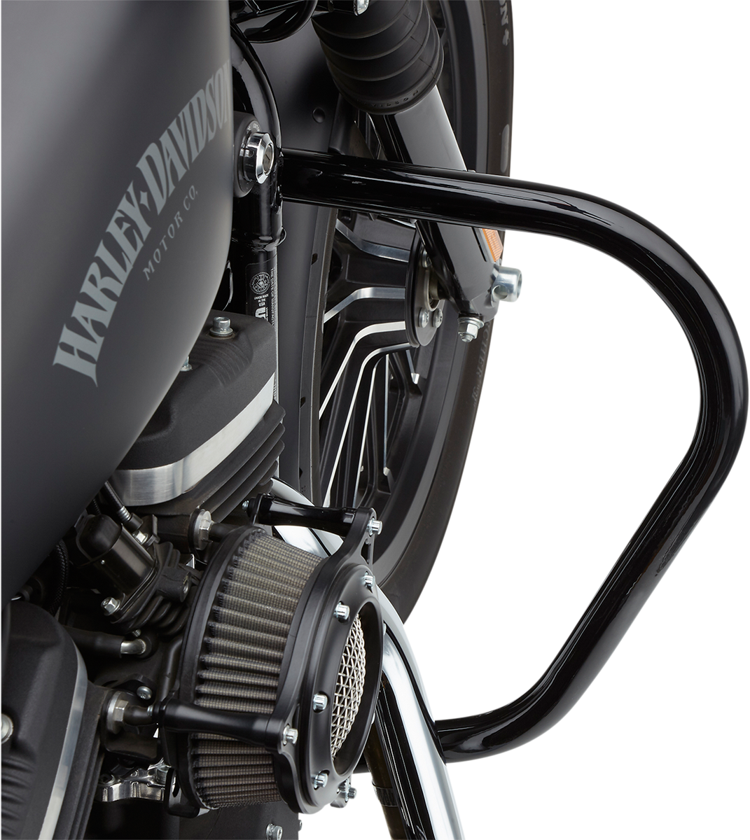 Cobra V-Bend Freeway Bar (Highway Bar) - Black - XL