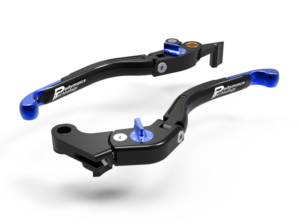 Ducabike DBK LEA08 Brake / Clutch Adjustable Levers Eco GP 2 - BLACK-BLUE