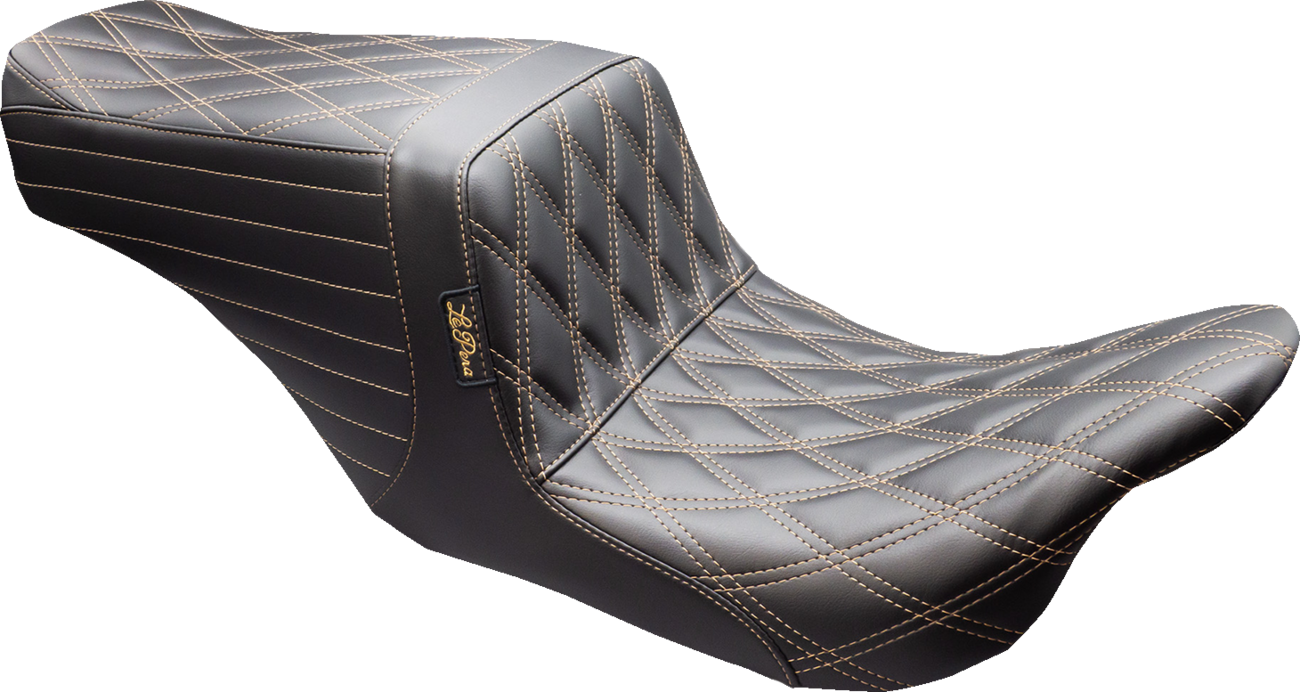 Le Pera Tailwhip Up Front Seat - Double Diamond W/ Chestnut Thread - FL '08-'24