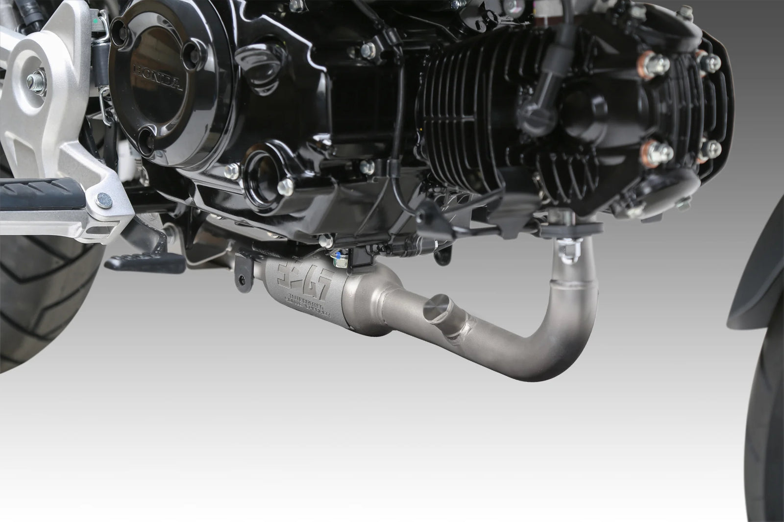 Yoshimura GROM 2022-26 RS-9T Stainless High Mount Full Exhaust, W/ Stainless Muffler