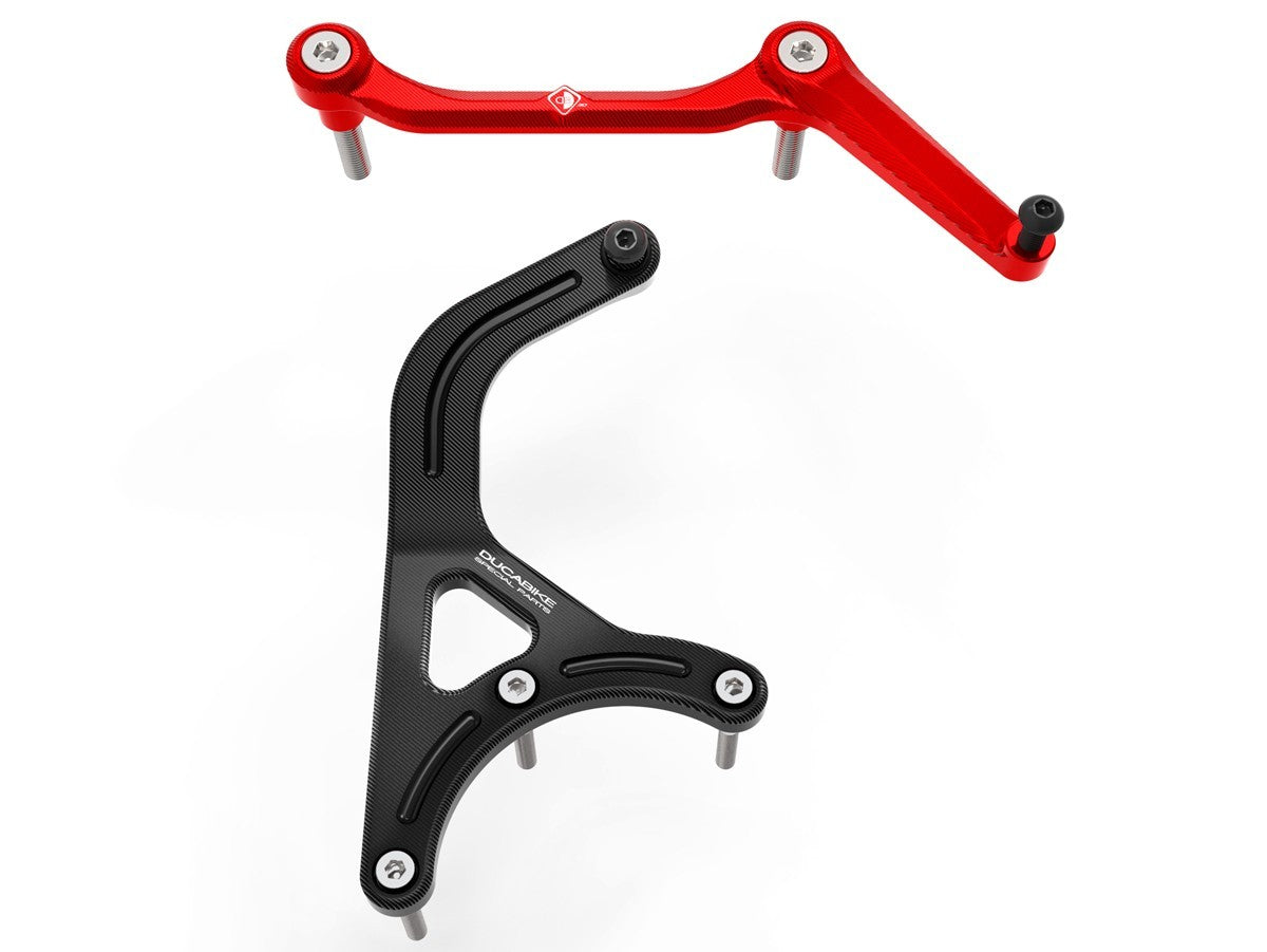 Ducabike DBK SAS16 MTS V4 Kit Mount Steering Damper - BLACK-RED