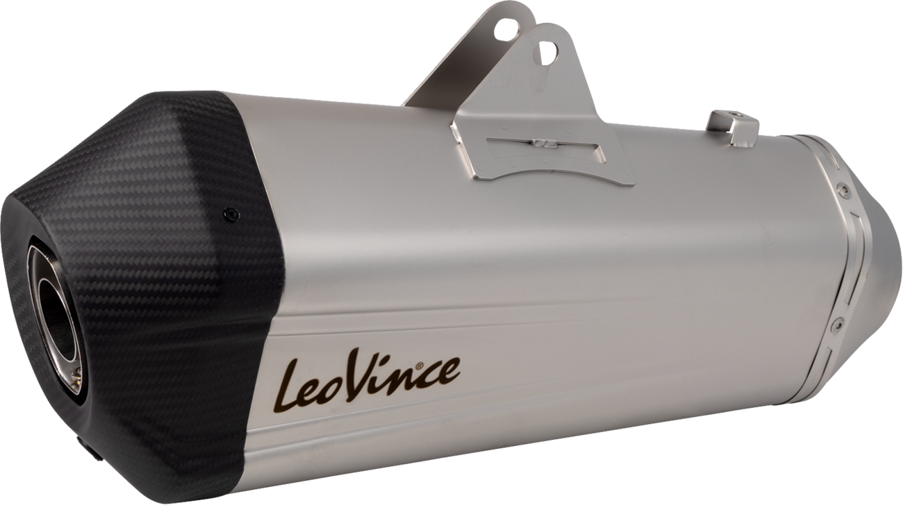 LeoVince LV-12 R Slip-On Muffler - Stainless Steel - KTM 1090/1190/1290