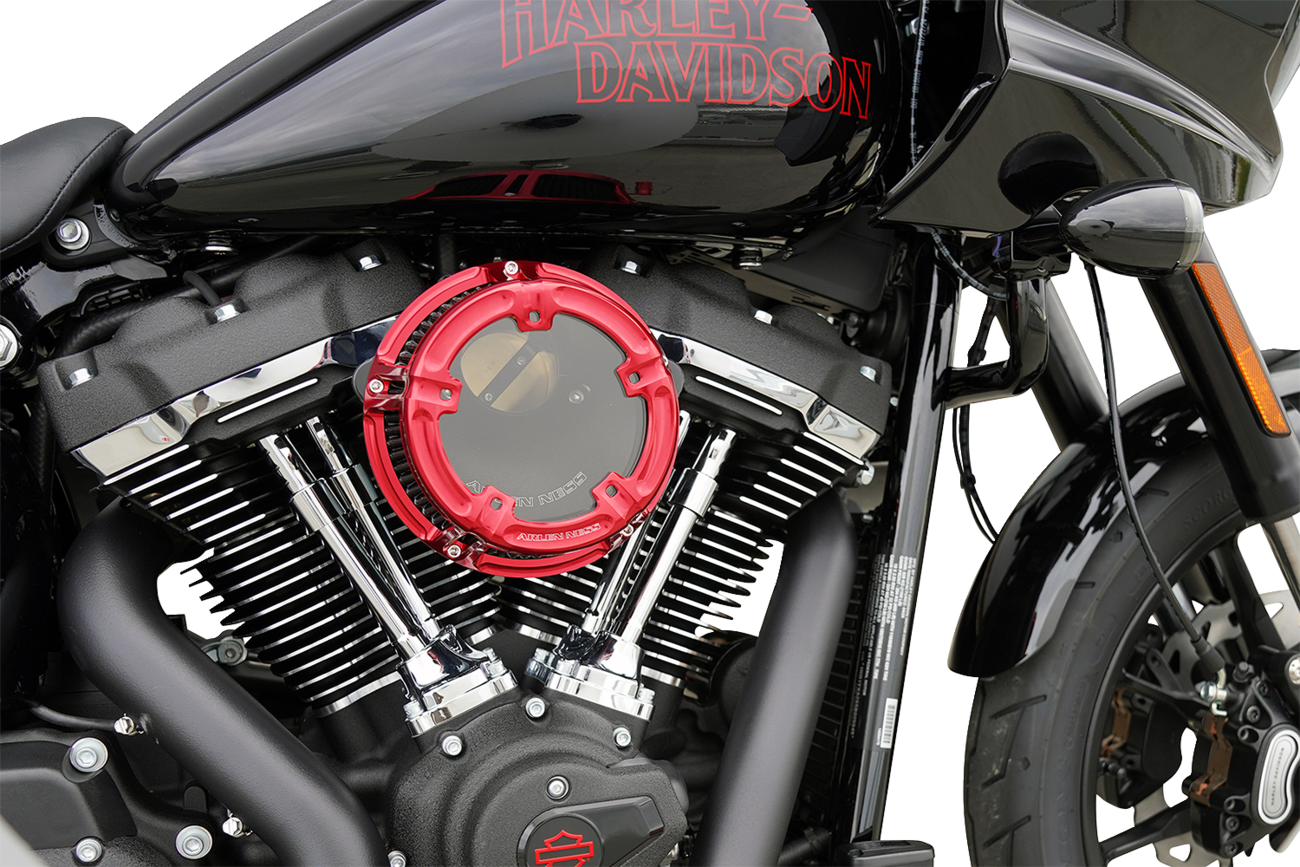 Arlen NESS Method™ Clear Series Air Cleaner - Red