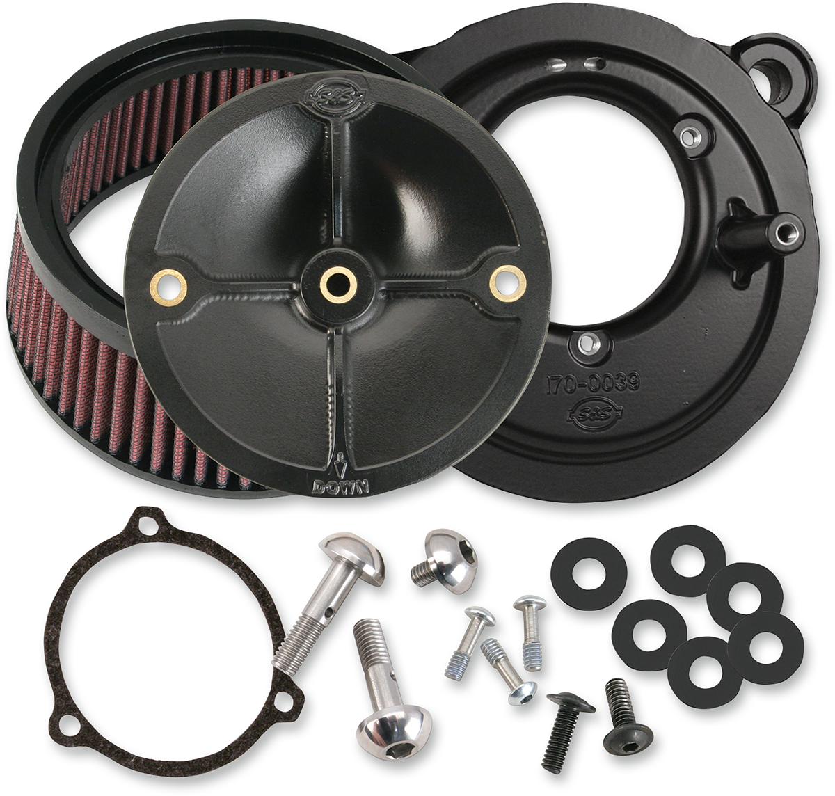 S&S Cycle Super Stock™ Stealth Air Cleaner Kit