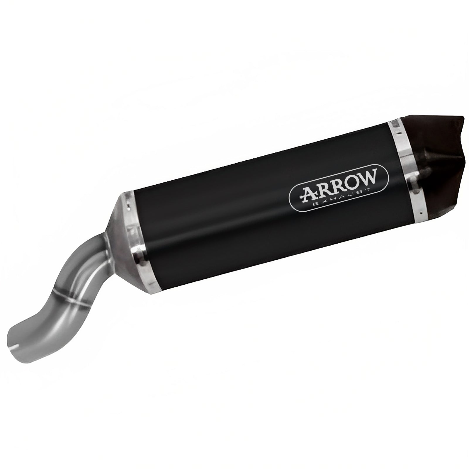 Arrow 71856AKN Race-Tech Approved Aluminium Dark Slip On With Carbon End Cap