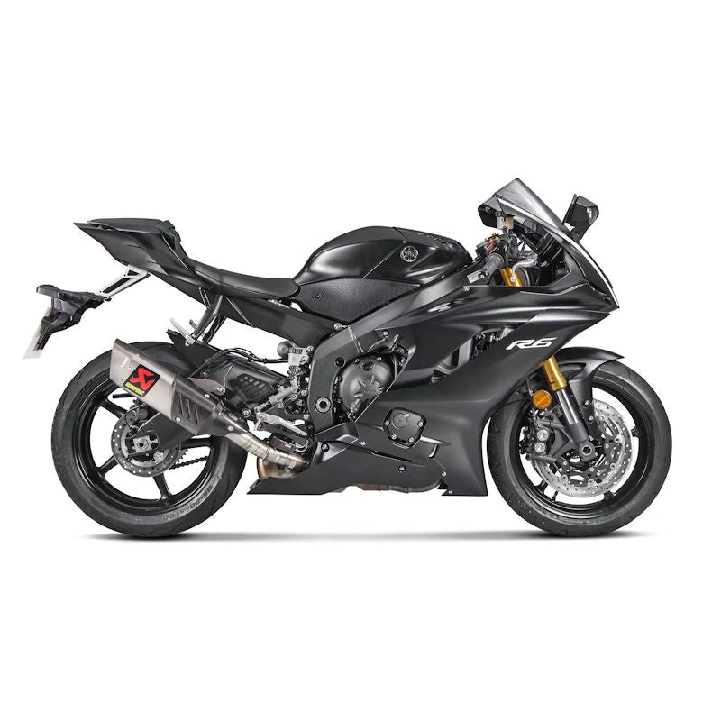 Akrapovic GP Slip On Titanium Exhaust Kit For Yamaha R6 2017 To 2019