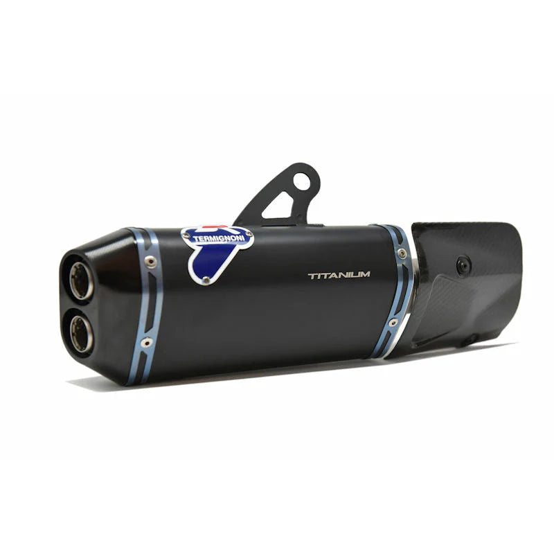 Termignoni Racing Black Slip On Exhaust Kit For Panigale V4 V4S V4R