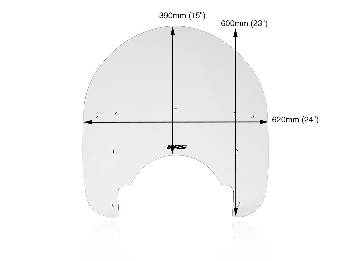 WRS City Windscreen 23" Harley Davidson Heritage Softail 1988-2006