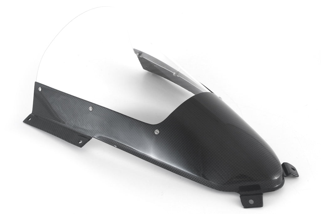 Fullsix Carbon CARBON WINDSCREEN - CLEAR + 30mm