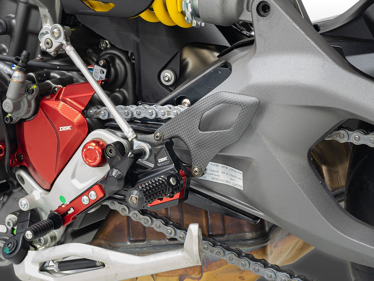 Ducabike DBK Heel Guards Matt Carbon Ducati Panigale Streetfighter V2 2025