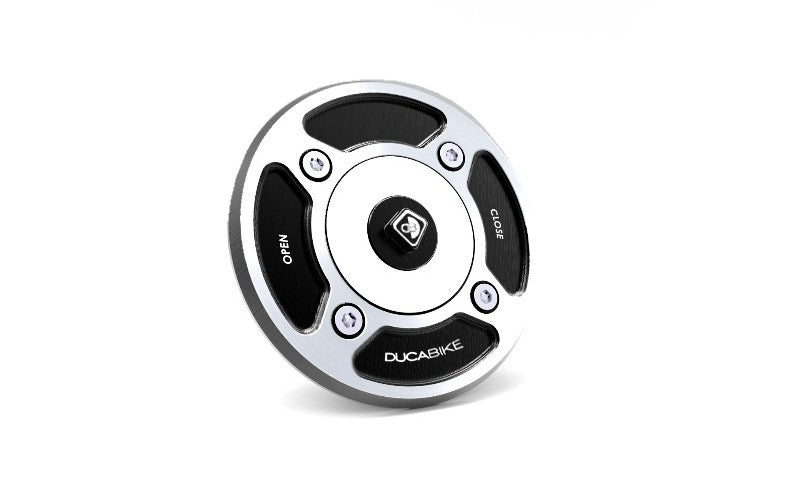 Ducabike DBK Tsb07 Fuel Tank Cap - BLACK-SILVER