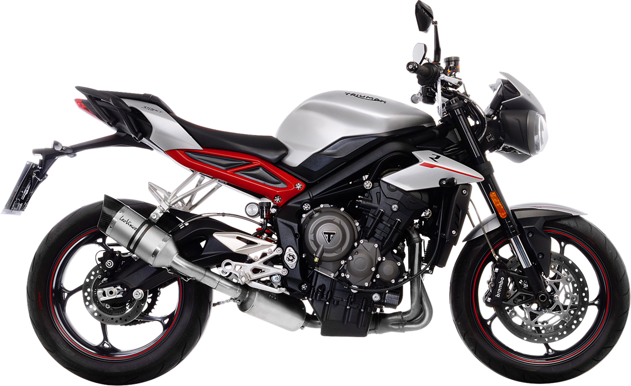 LeoVince LV Pro Slip-On Muffler - Stainless Steel - Street Triple 765