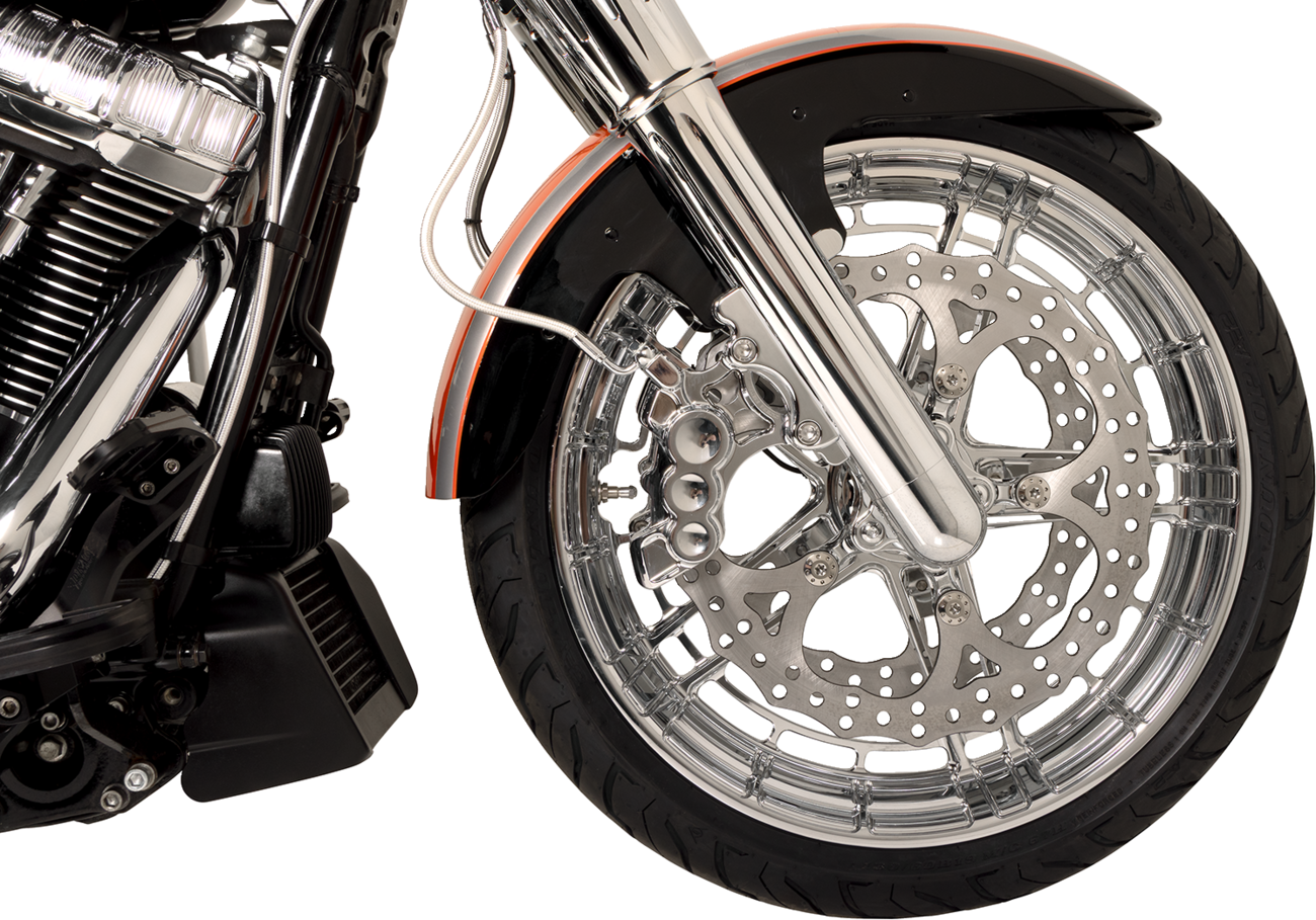 Arlen NESS Fork Legs - Chrome - Deep Cut - Dual Disc