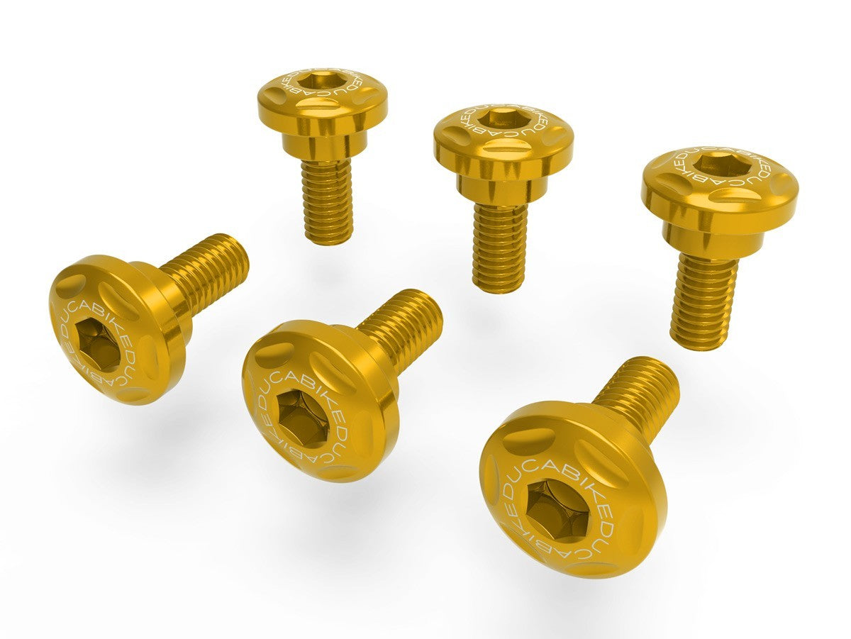 Ducabike DBK KVT10 MTSV4 Front Fender Screw Kit - GOLD