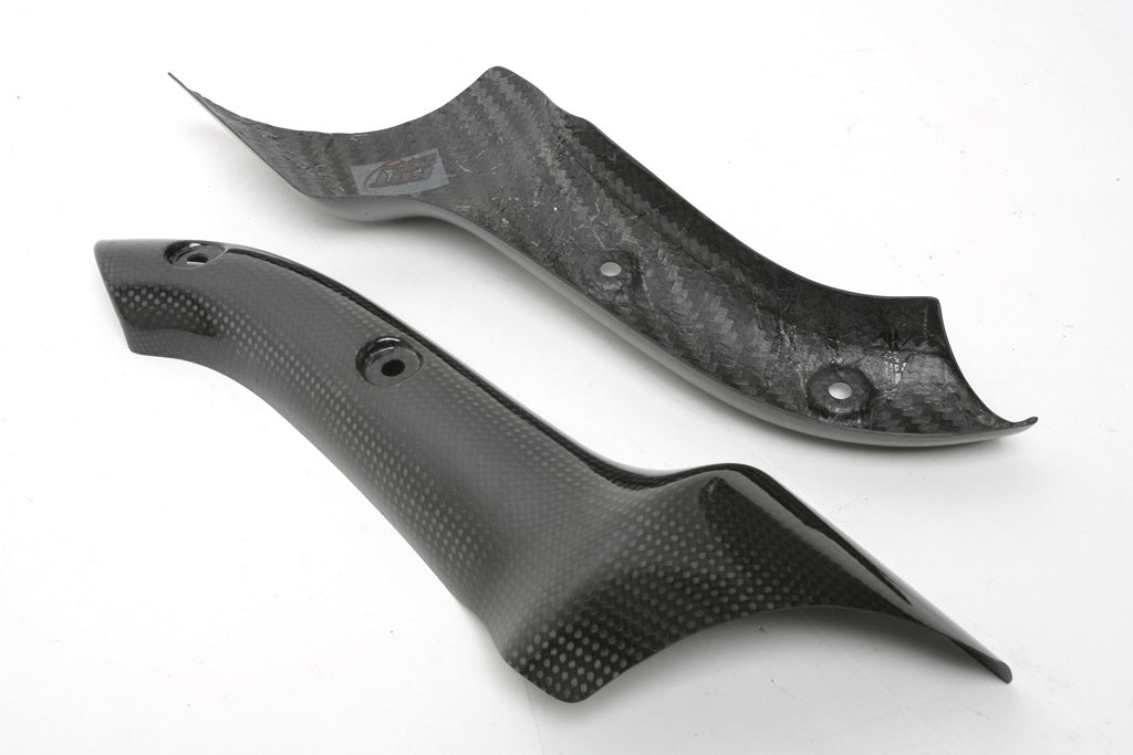 Fullsix Carbon Protector For High Exhaust L+r - Set