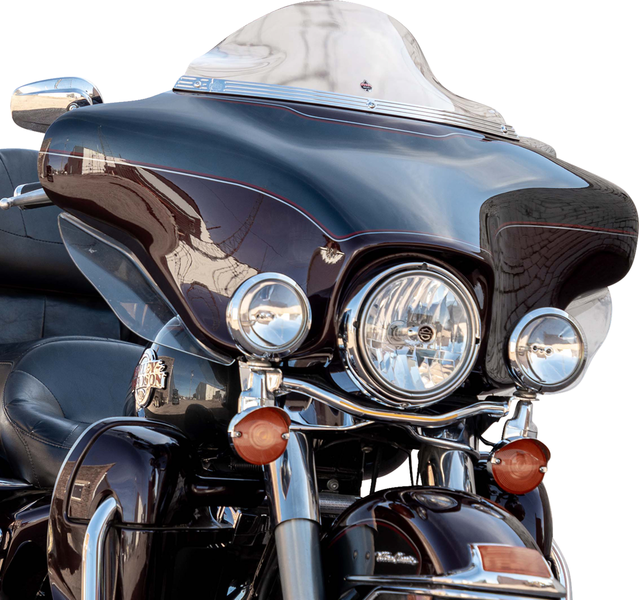 Klock Werks Flare® Windshield - 6-1/2" - Clear - '96-'13 FLH
