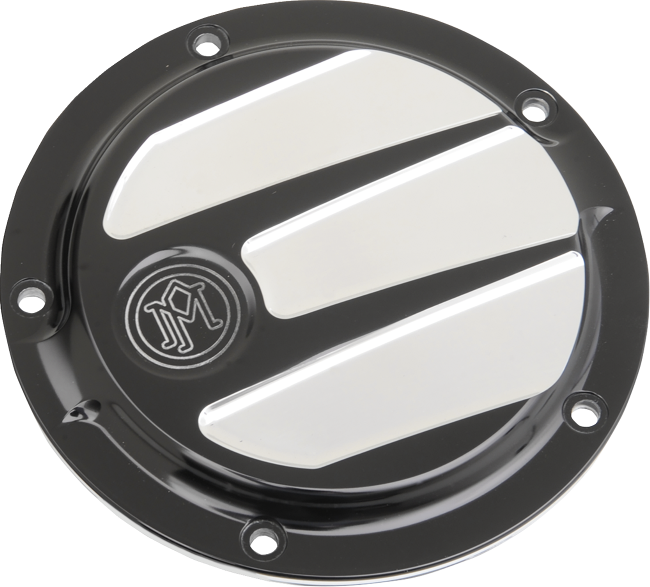 Performance Machine (PM) Derby Cover - Scallop - Black/Platinum Cut™