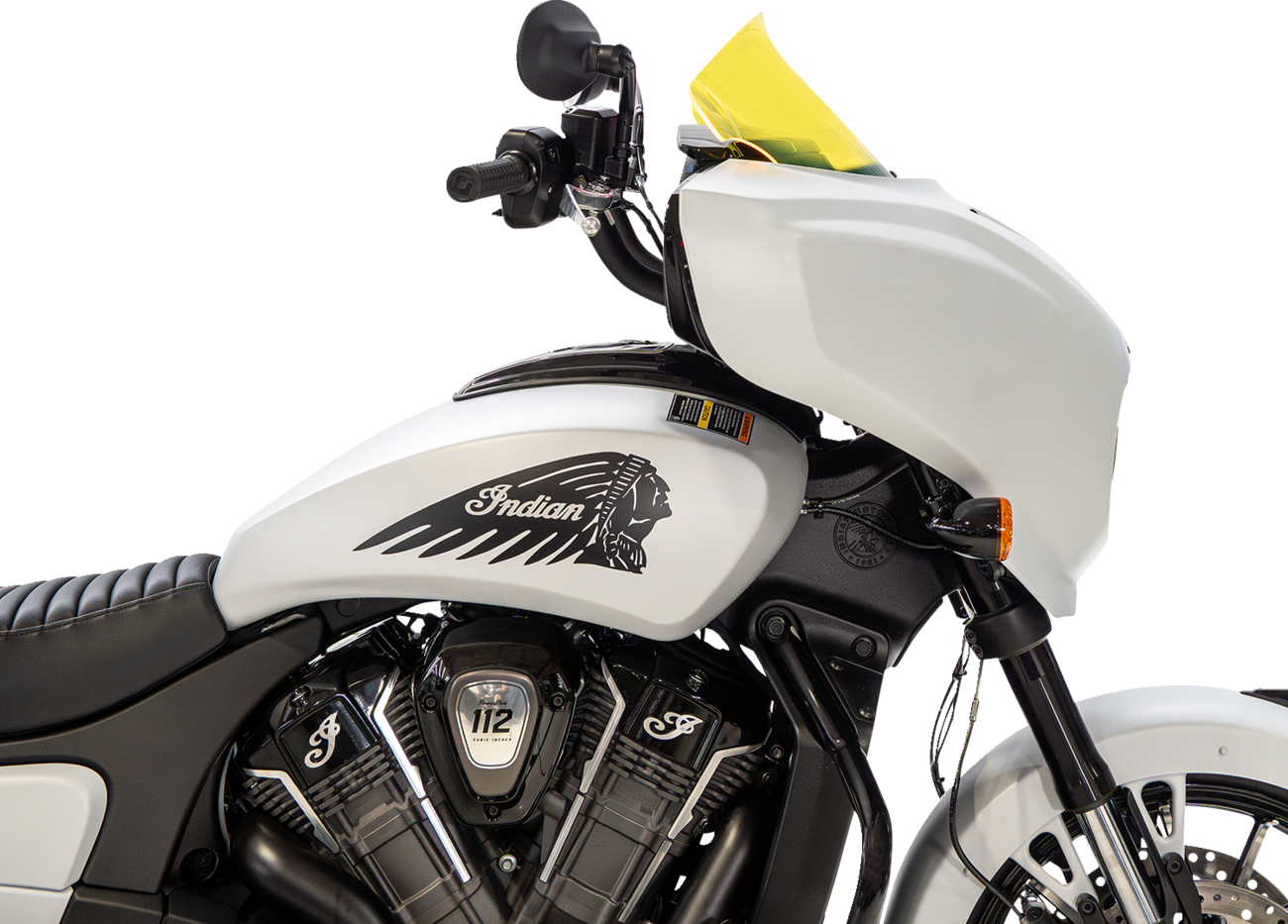 Klock Werks Windshield - 9" - Yellow Ice - Chieftain PowerPlus/Roadmaster PowerPlus