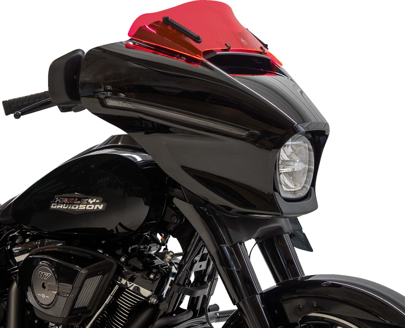 Klock Werks Ice Flare® Windshield - 6-1/2" - Pink Ice - FLHX