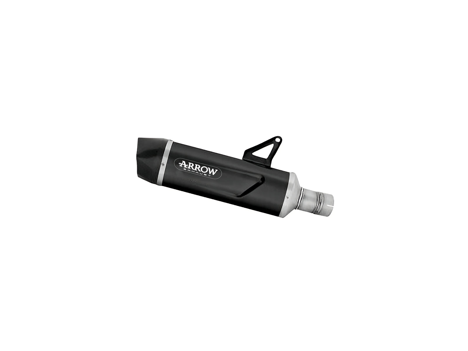 Arrow 72667AKN Indy Race Evo Aluminium Dark Slip On With Carbon End Cap