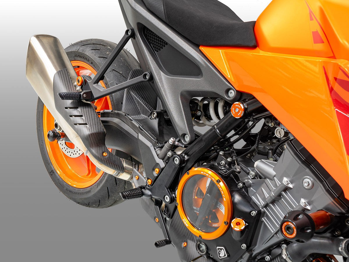 Ducabike DBK CRB175O KTM 990 Duke Matt Carbon Muffler Cover