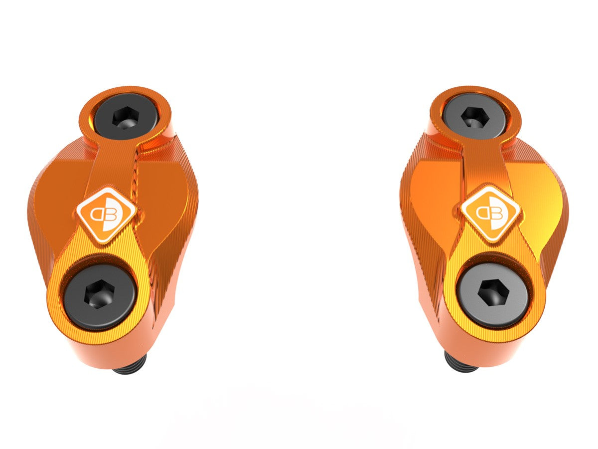 Ducabike DBK BM21 KTM Handlebar Clamps - Orange