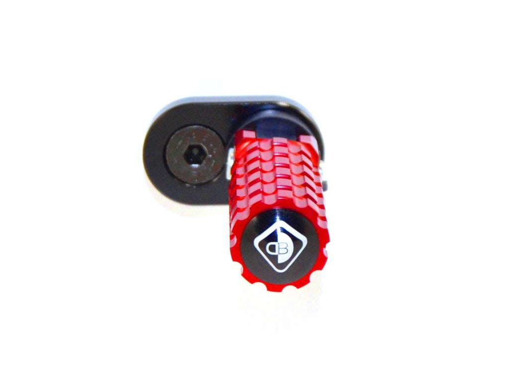 Ducabike DBK PPSCRA01 Adjustable Foot Pegs Scrambler - RED