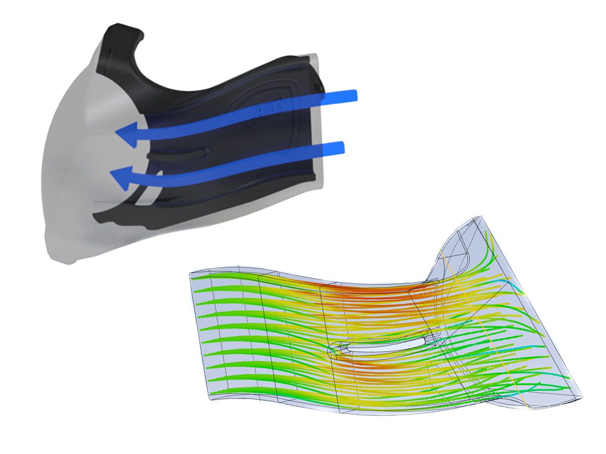 BRAKING SYSTEM COOLING DUCTS BMW HP4 2012-2018