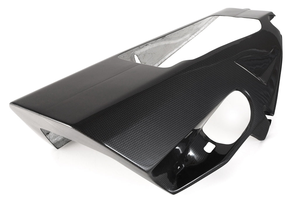 Fullsix Carbon Belly Pan - For Akrapovic Underseat Exhaust