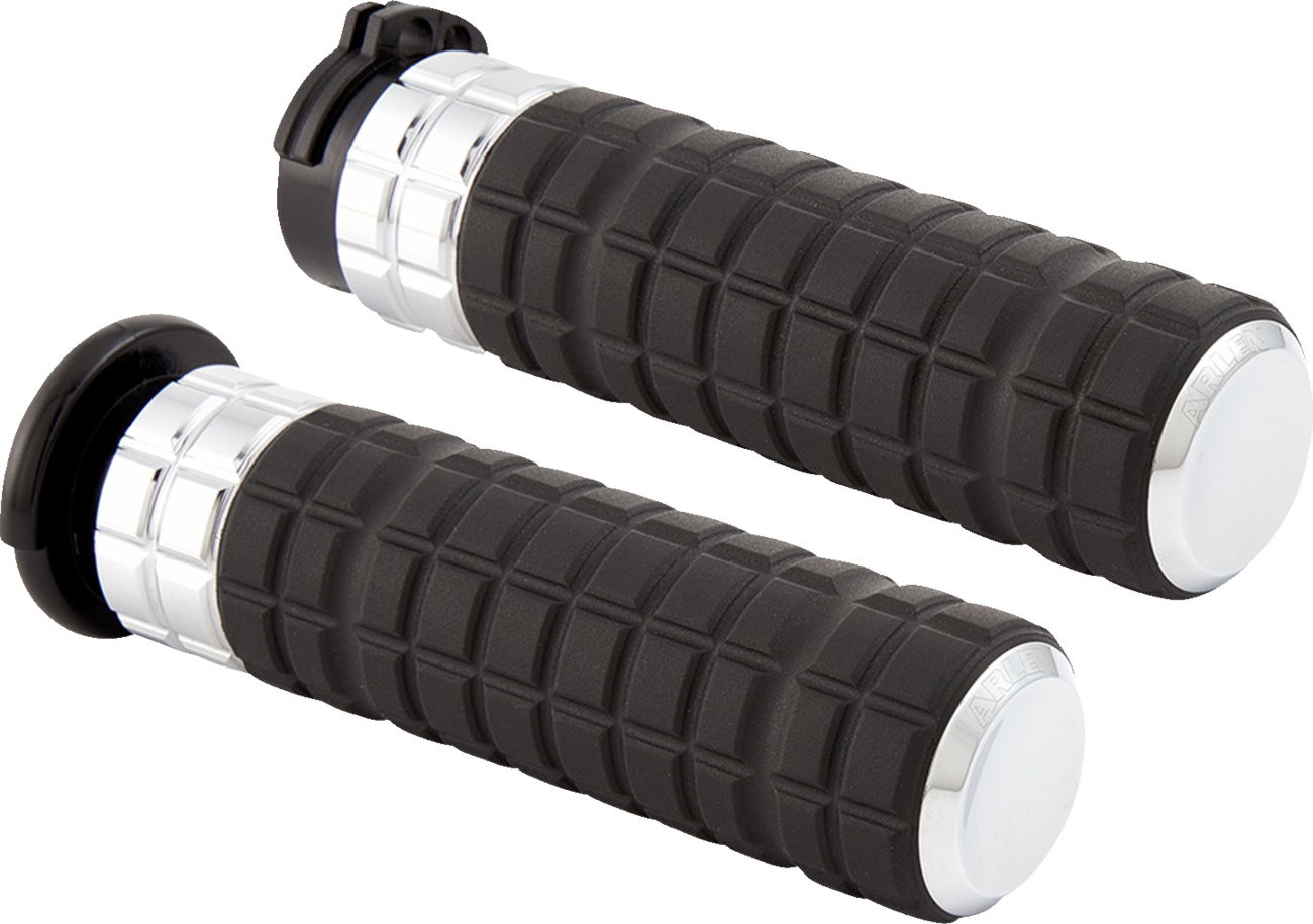 Arlen NESS SpeedLiner Grips - Cable - Chrome