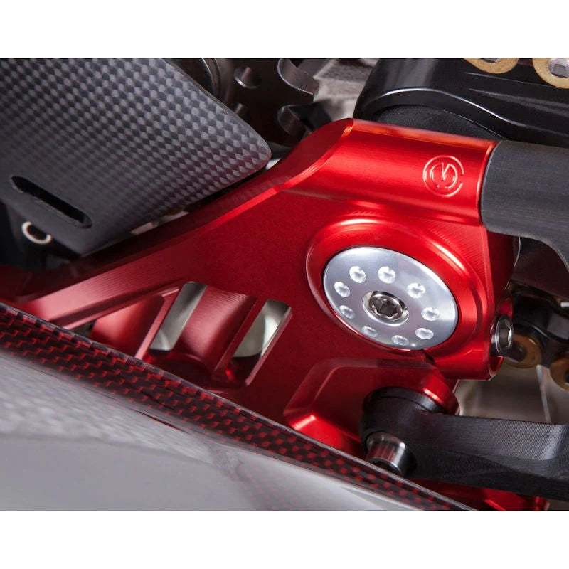 Motocorse CNC Billet Rear Set Mount Support Set For Panigale V4 V4S SP