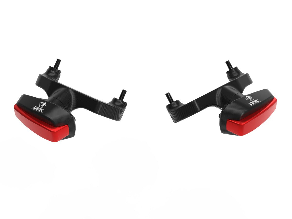 Ducabike DBK PTMG01 Moto Guzzi V100 Head And Collector Protection Kit - BLACK-RED