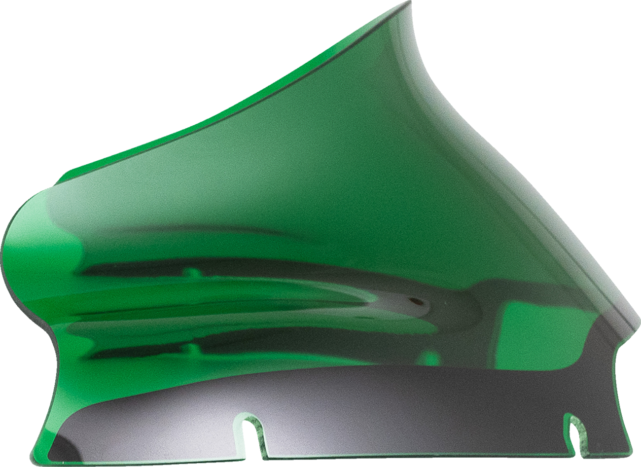 Klock Werks Kolor Flare® Windshield - 6" - Green - '15-'25 FLTR